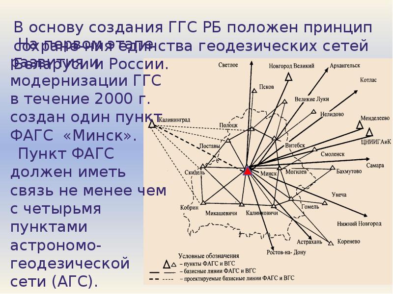 Принципы геодезических сетей. Пункт геодезической сети. Астрономо-геодезическая сеть. Государственная геодезическая сеть ГГС. Структура геодезической службы.