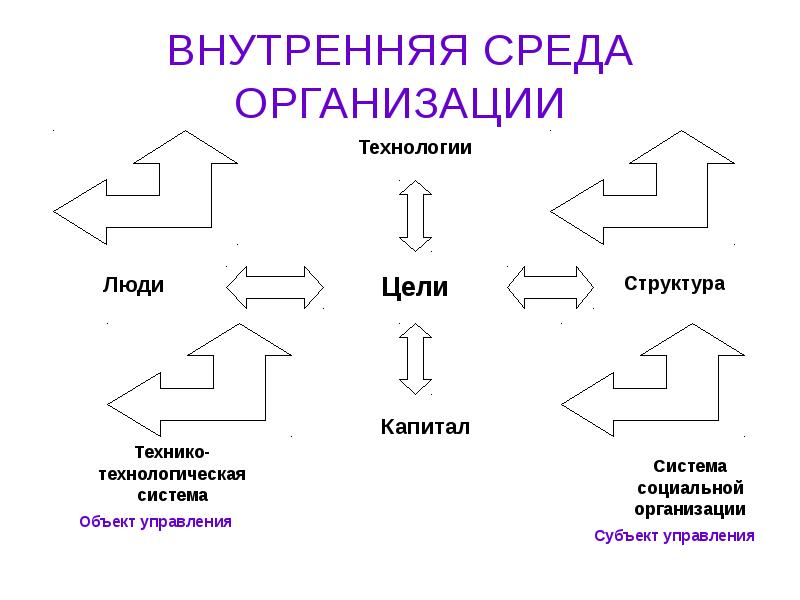 Внутренняя среда проекта это