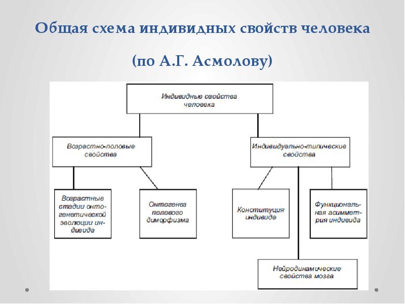 Компоненты характеристики человека