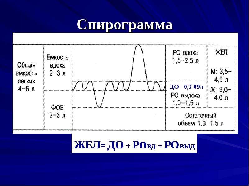 Расшифровка спирографии