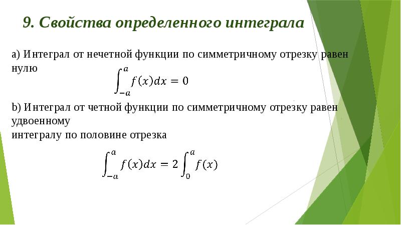 Понятие интеграла презентация