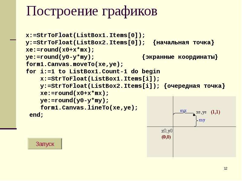 Delphi построение диаграмм