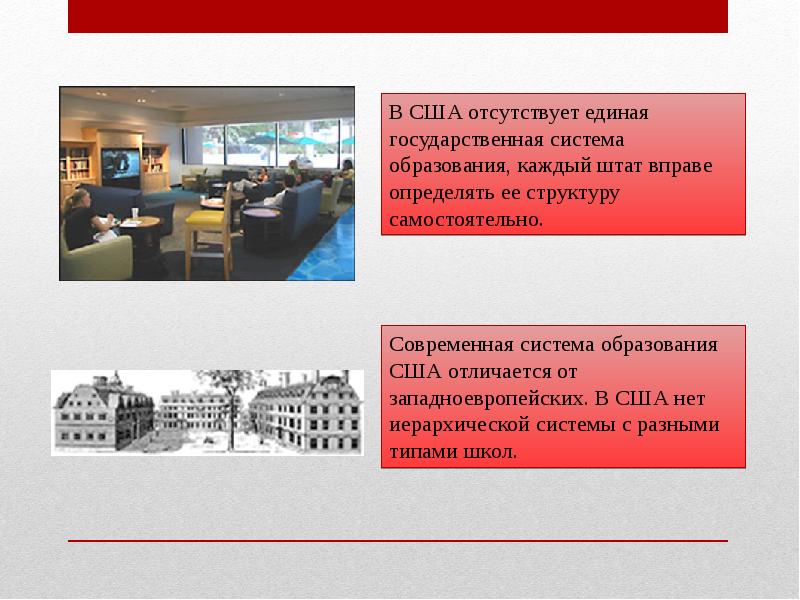 Система образования в сша презентация