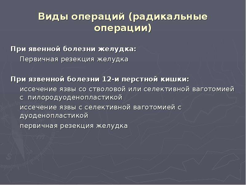 Прикрытая перфорация язвы