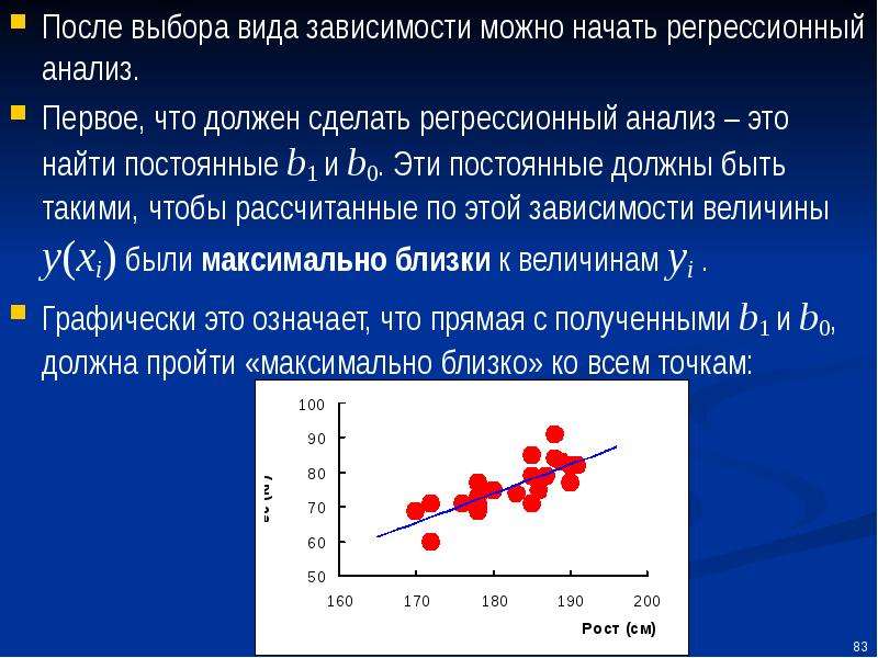 После выбора