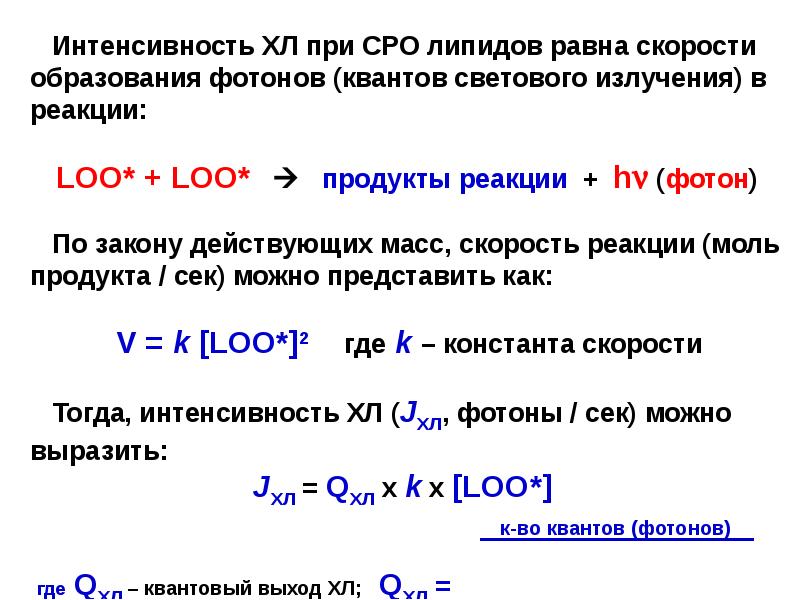 Интенсивность фотонов