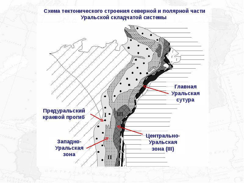 Структурная карта по кровле нижнепермских отложений