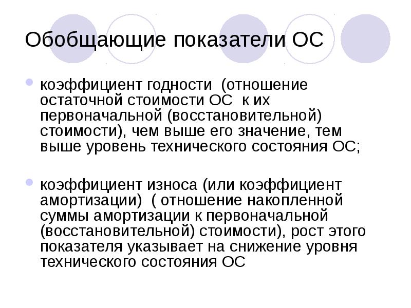 Состояние ос