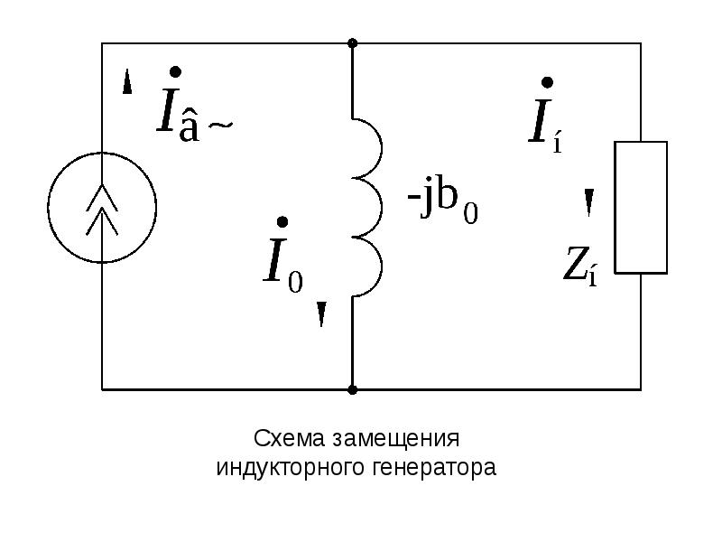 Схема замещения генератора