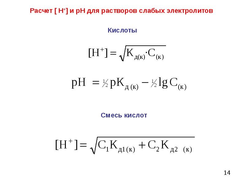 Расчет х