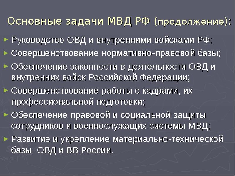 Инструкция органов внутренних дел