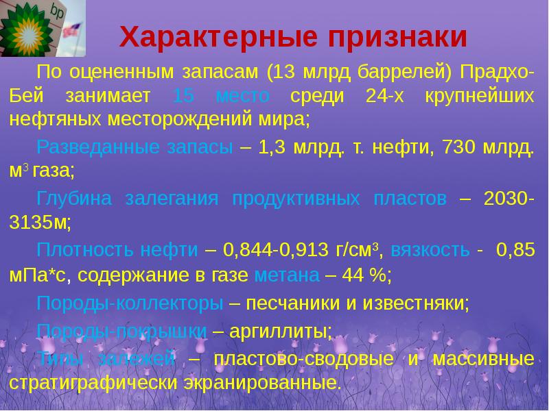 Признаки месторождения. Признаки характерные для нефти. Прадхо Бэй добыча нефти.