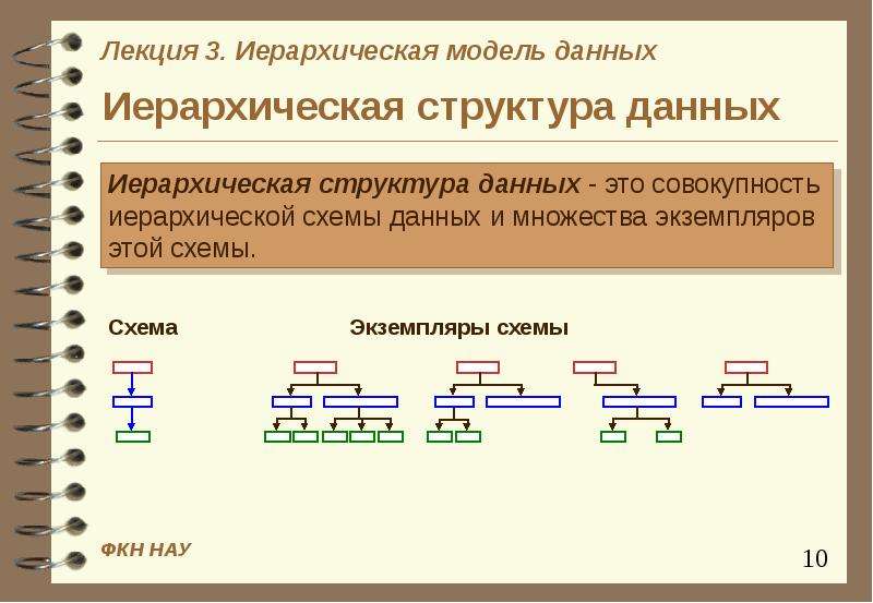 Иерархическая модель данных презентация