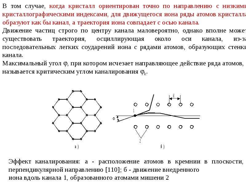 Расположение атомов. Эффект каналирования ионов это. Легирование кристаллов кремния. Расположение атомов в кремнии.