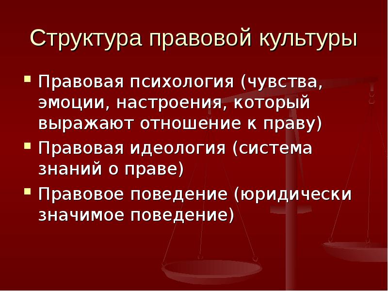 Правовая культура презентация