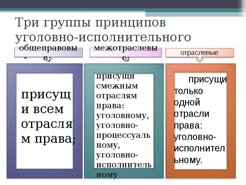 Три принципа. Принципы уголовно-исполнительного права таблица. Принципы уголовно-исполнительного законодательства.