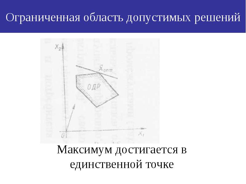 Геометрический способ. Ограниченная область.