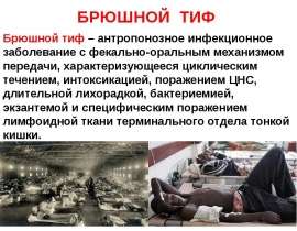 лекция БРЮШНОЙ ТИФ