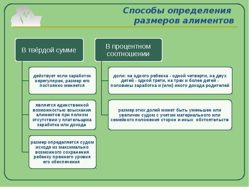 Алиментные обязательства членов семьи презентация