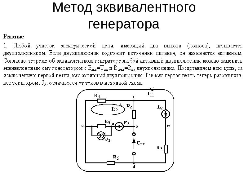 Метод равен