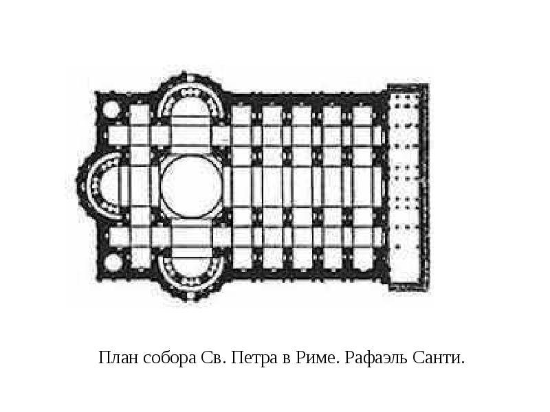 Собор святого петра схема