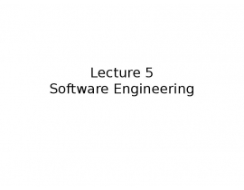Software Engineering