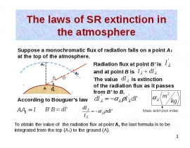 The laws of extinction