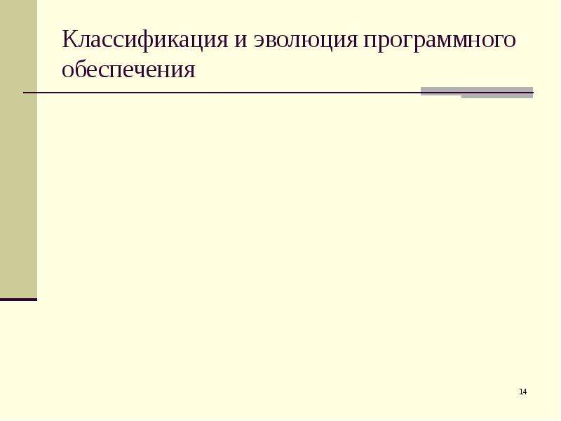 История развития программного обеспечения презентация