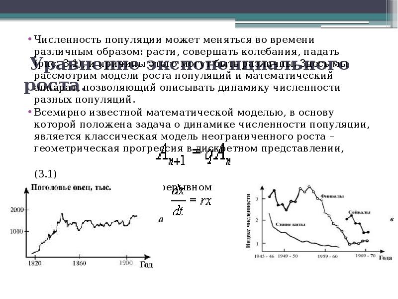 Колебания численности популяции