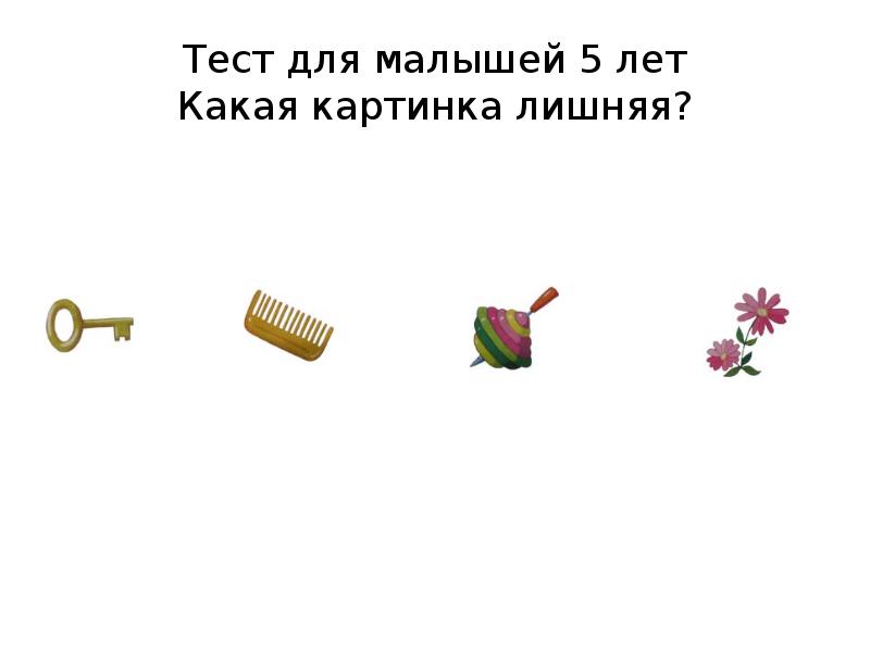 Тест лишняя картинка