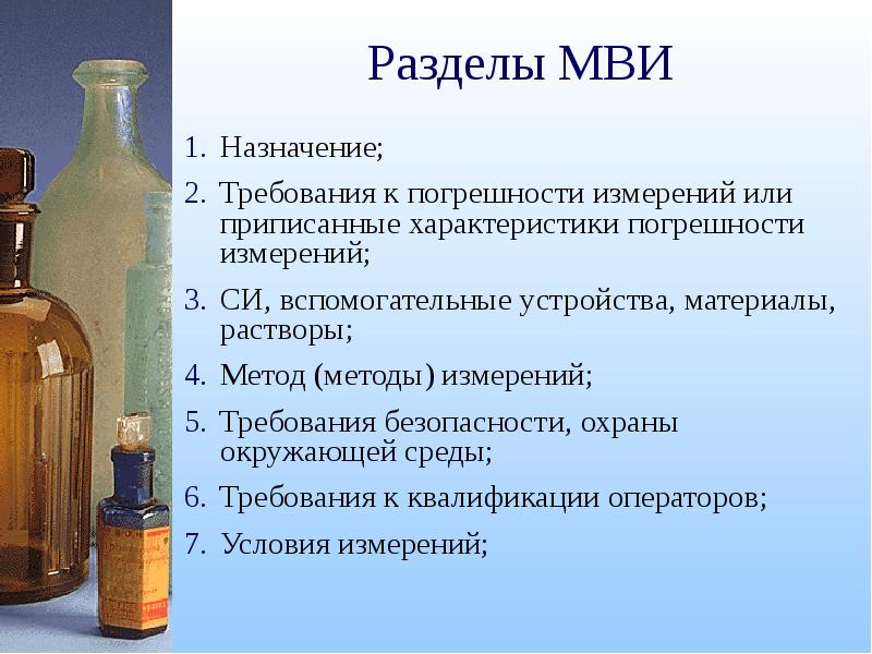 Методика выполнения измерений презентация