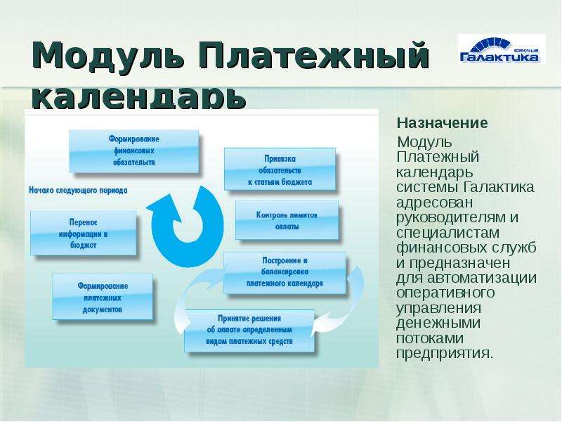 Назначение модуля. Платежный модуль. Финансовый контур. Целевой модуль. Единая модульная Назначение.