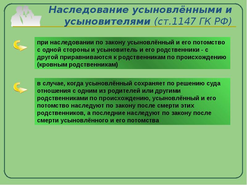 Наследование предприятия презентация