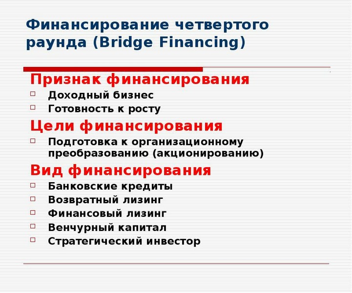 Финансирование инновационной деятельности презентация