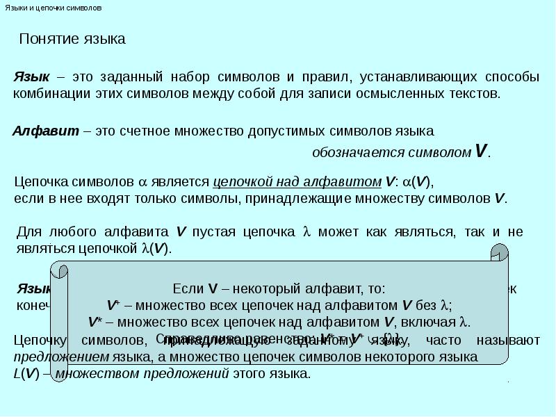 Длина исходной цепочки символов