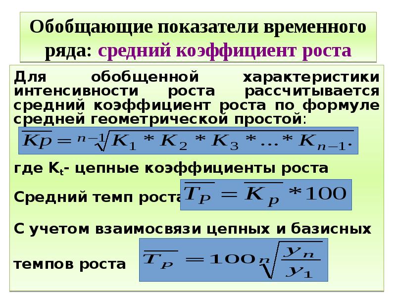 Коэффициент роста