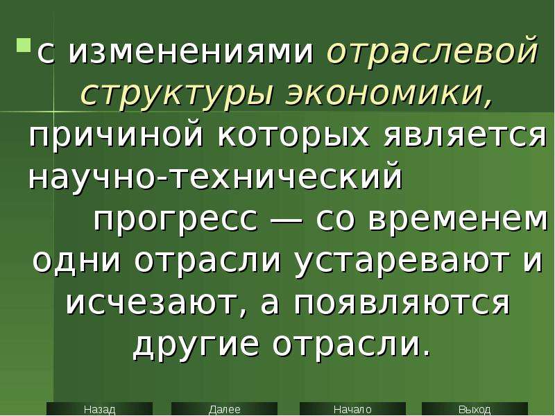 Безработица которая возникает в результате технического прогресса