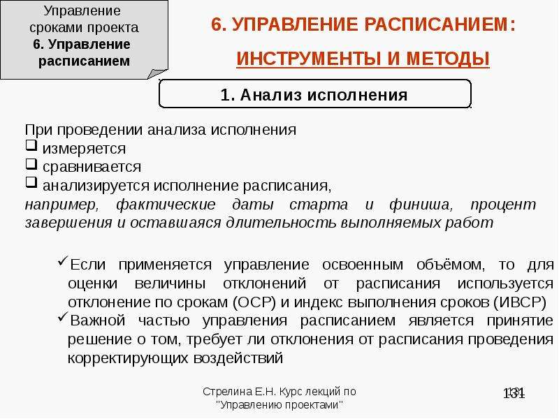 Проекта управляет сроками стоимостью и областью применения проекта