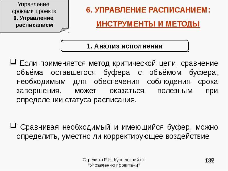 При управлении продолжительностью проекта используется