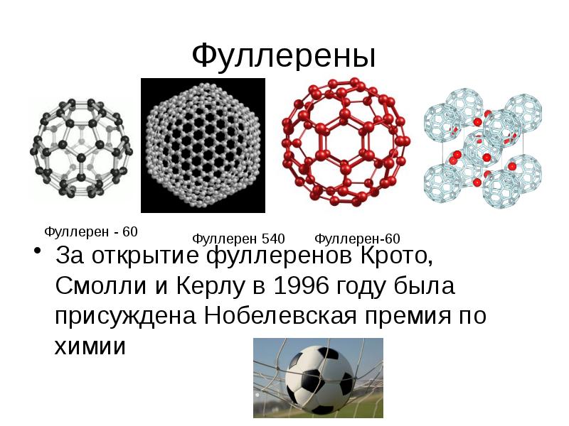 Презентация на тему фуллерен по химии