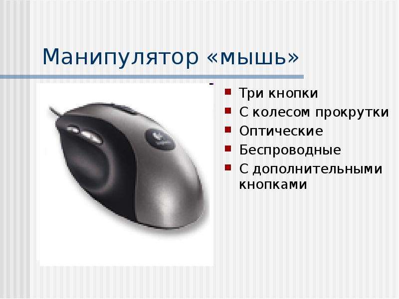 Функции кнопок мыши