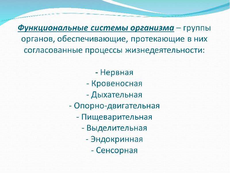 Органы в многоклеточном организме работают согласованно. Виды функциональных систем организма. Перечислите функциональные системы организма человека. Функциональные системы организ. Перечислите основные функциональные системы организма человека..