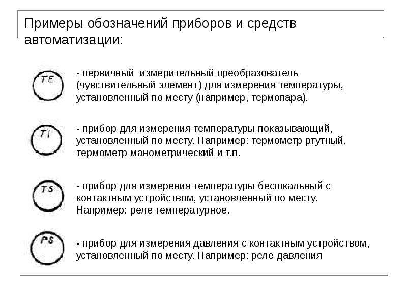 Термопара обозначение на схеме автоматизации