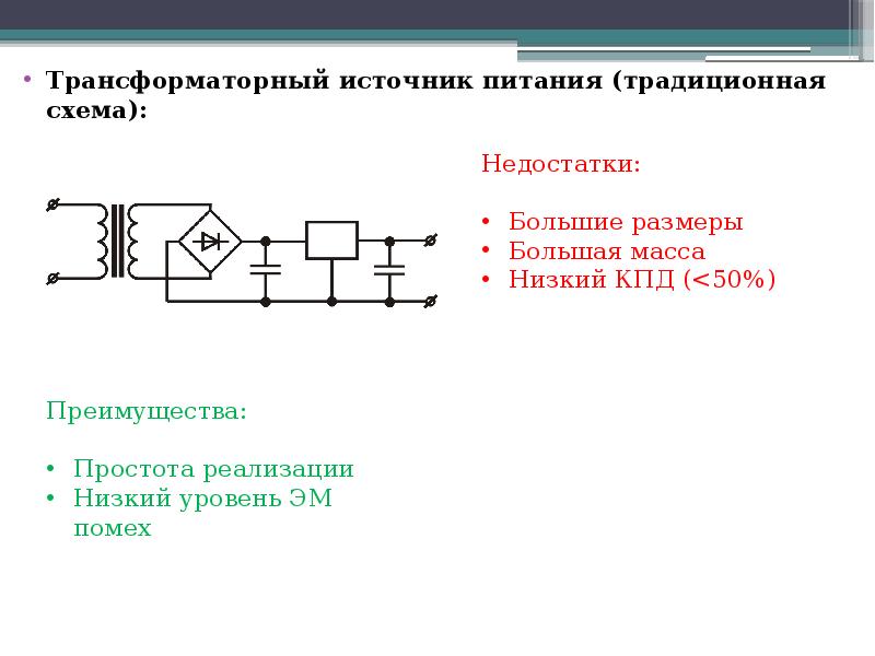 Напряжение источника питания