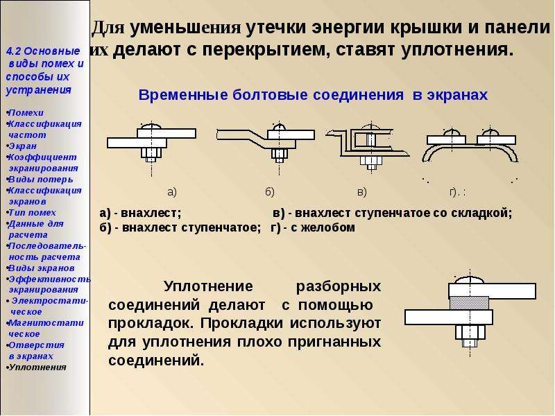 Указать тип соединения