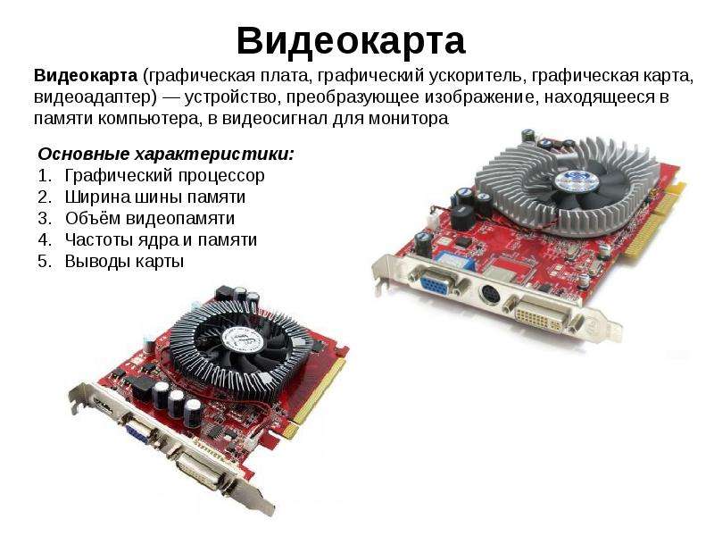 Устройство преобразующее изображение в памяти компьютера для монитора