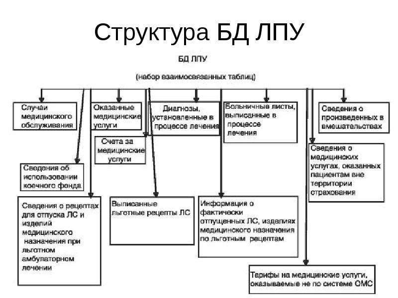 Структура лпу схема