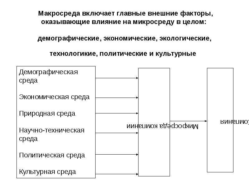 Главный внешний. Макросреда. Демографические факторы макросреды маркетинга. Демографические факторы микросреды. Макросреда включает.