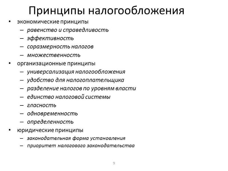 Налоговая система в россии презентация