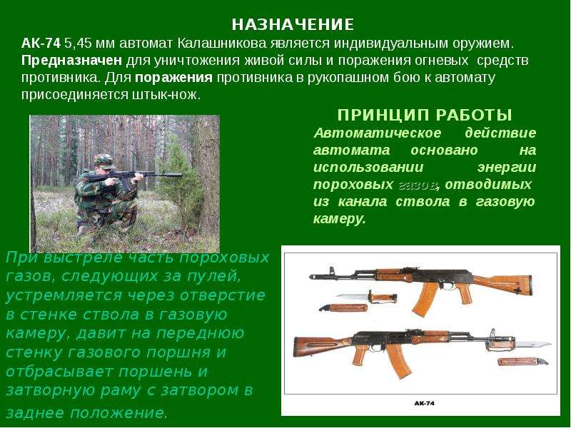 Ак 74 м презентация